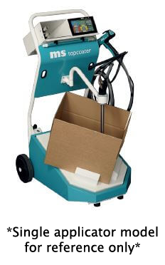 MS Elite Cart Powder Spray System - Dual Applicator: The Ultimate Coating Solution
