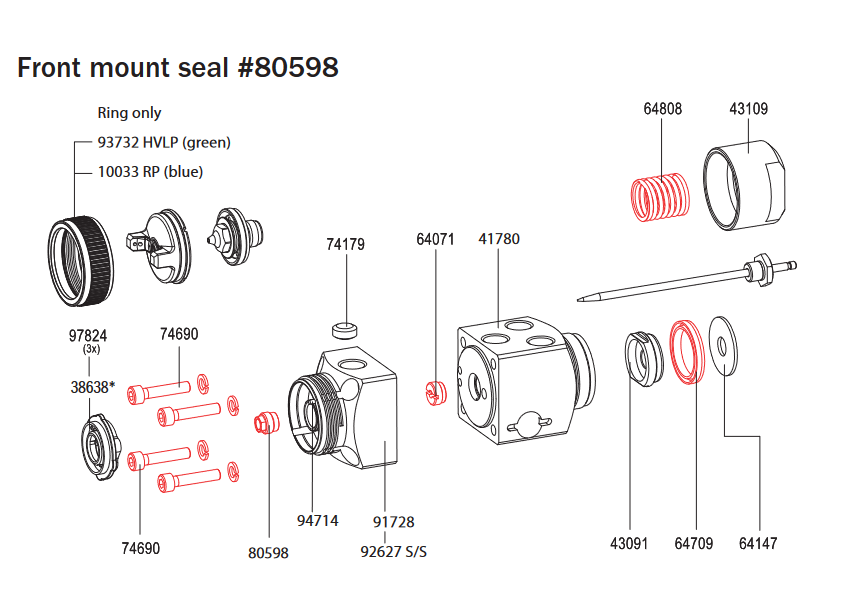 SATAjet 3000 ROB Gun Body - The Ultimate Spray Gun Component