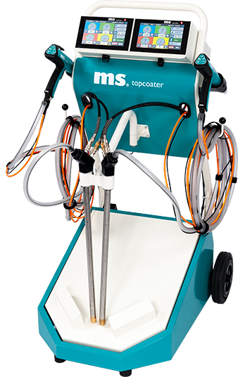 MS Elite Cart Powder Spray System - Dual Applicator: The Ultimate Coating Solution