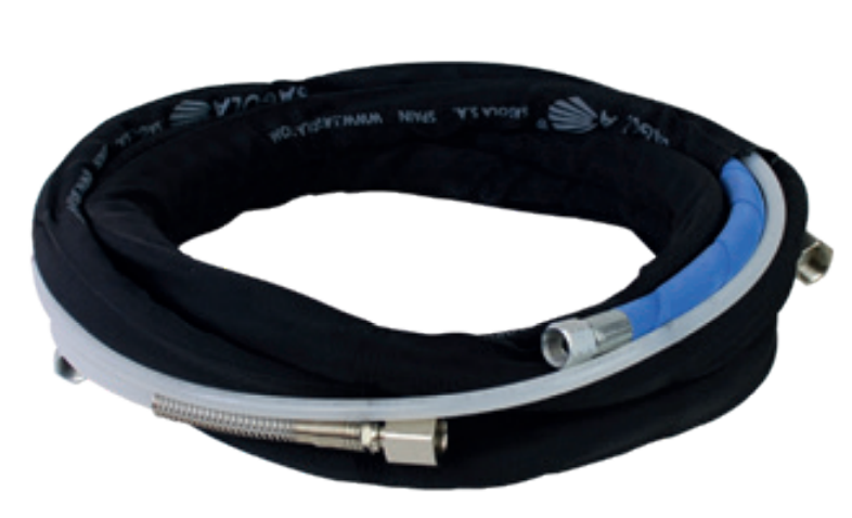 Sagola's Revolutionary Combined Air & Product Hose for Air Assisted Airless Systems