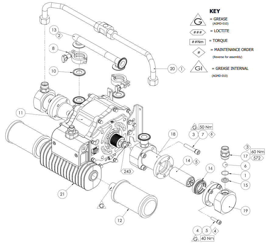 Binks Maple Pump Air Motor Assembly 8/25 - A Must - Have for Your Operations!