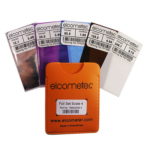 Elcometer Scale 4 Precision Foil Set: The Ultimate Calibration Solution (T99022255-4)