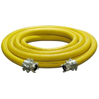 Pirate Brand 2 Air Hose Assembly (YELLOW) with Couplings - A Must - Have for Your Air Tools!