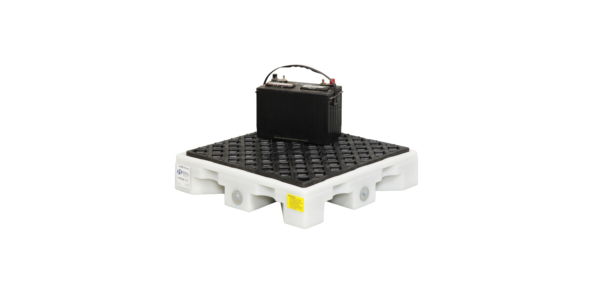 Poly Drip Deck: Hold 1 x 55-Gallon Drum with 11-Gallon Sump Capacity