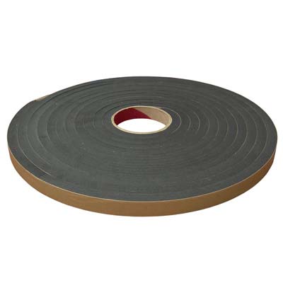Pirate Brand's Must - Have 111 - 004 Closed Cell Window Gasket 1/2 x 3/4 x 25' Roll