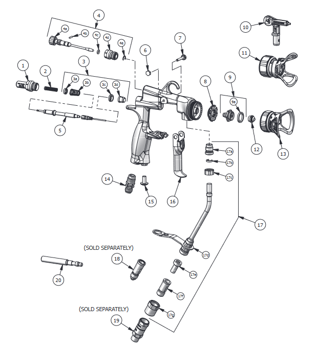 Binks Trophy AA Fluid Tube Assembly - Essential for Precision Fluid Handling