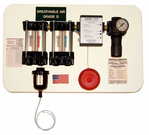 Martech Model 50 Quality Air Breathing System with 1/2 Regulator - Breathe Easy!