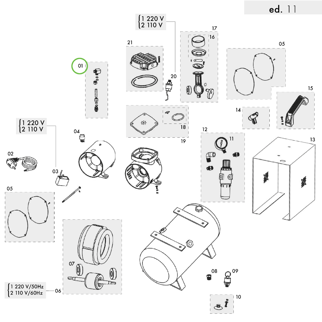 Sagola CP 1000 - Unbeatable Tank Air Pipe Kit