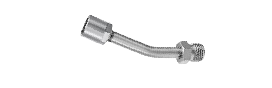 SATAminijet Stainless Steel Paint Pipe: G1/4 - G1/4