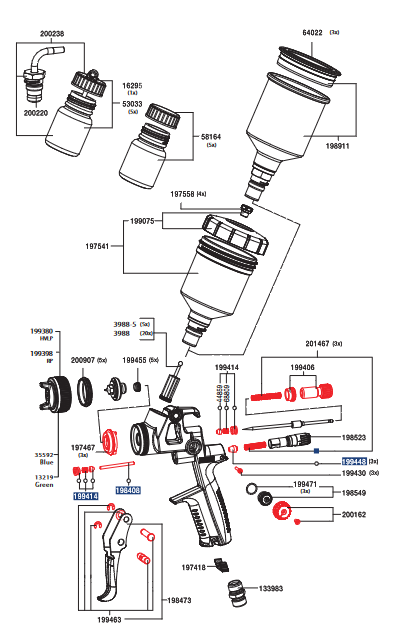 SATA minijet 4400 B: Plug-In Cup Connection with QCC - Premium Solution for Your Needs
