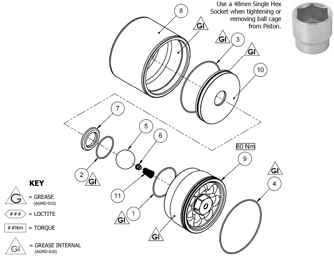 Binks Maple Pump Fluid Piston Support - Your Reliable Pump Companion