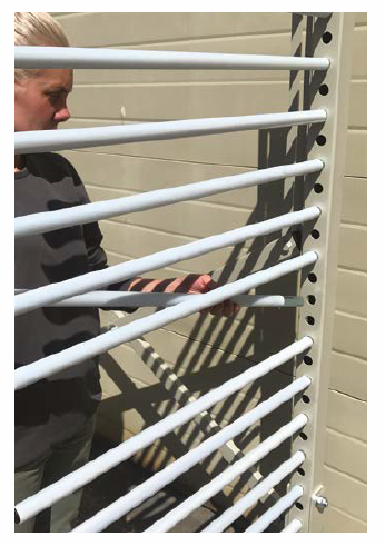 Pro Drying Rack SAINT - Expandable 16 - Shelf Rack for Heavy - Duty Drying (99 Lb per Layer)
