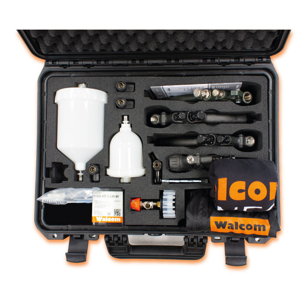 Walcom Master Kit (ø1.3mm) - 4 Guns & Spray Suit: Your Ultimate Spraying Solution!