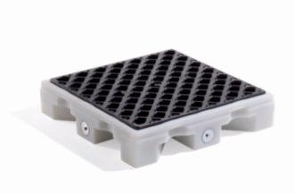 Poly Drip Deck: Hold 1 x 55-Gallon Drum with 11-Gallon Sump Capacity