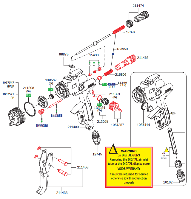 SATAjet X 5500 PHASER Maintenance Set - Your Key to Optimal Performance