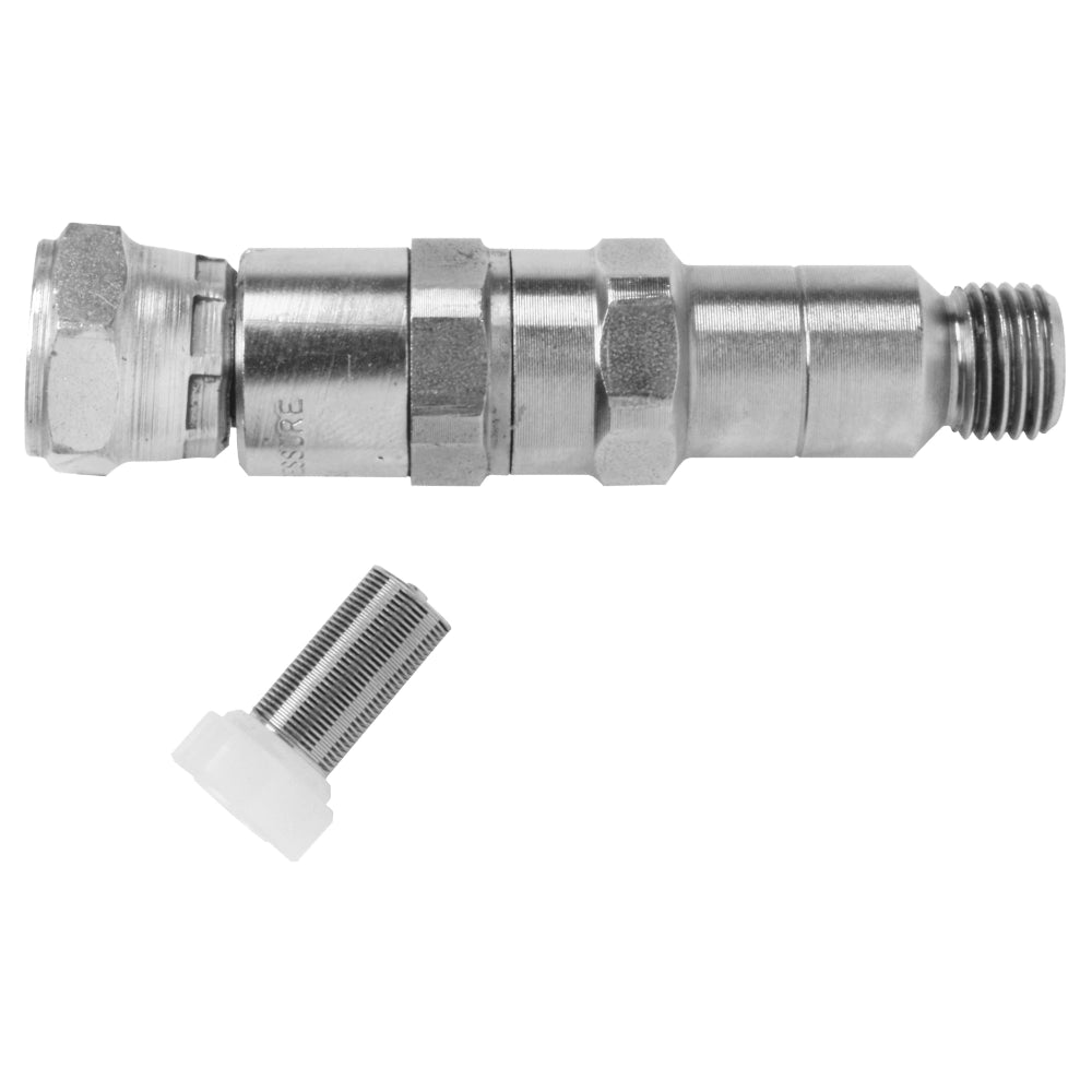 Binks Premium High Pressure In-Line Filter with 1/4 Fittings - Essential for Paint Systems!