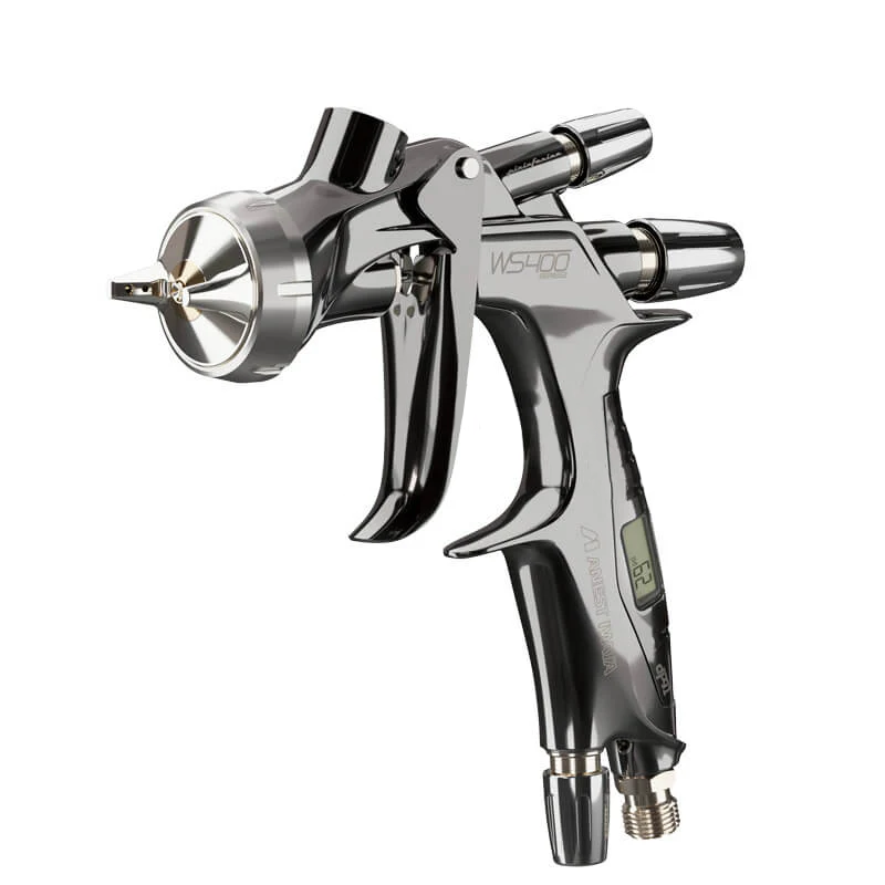 Anest Iwata WS-400 Series 2 Clear Coat Gravity Feed Spray Gun - Revolutionize Your Painting!