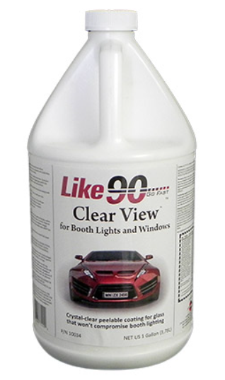 Like90 Clear View Peelable Coating - Transform Your Spray Booth!