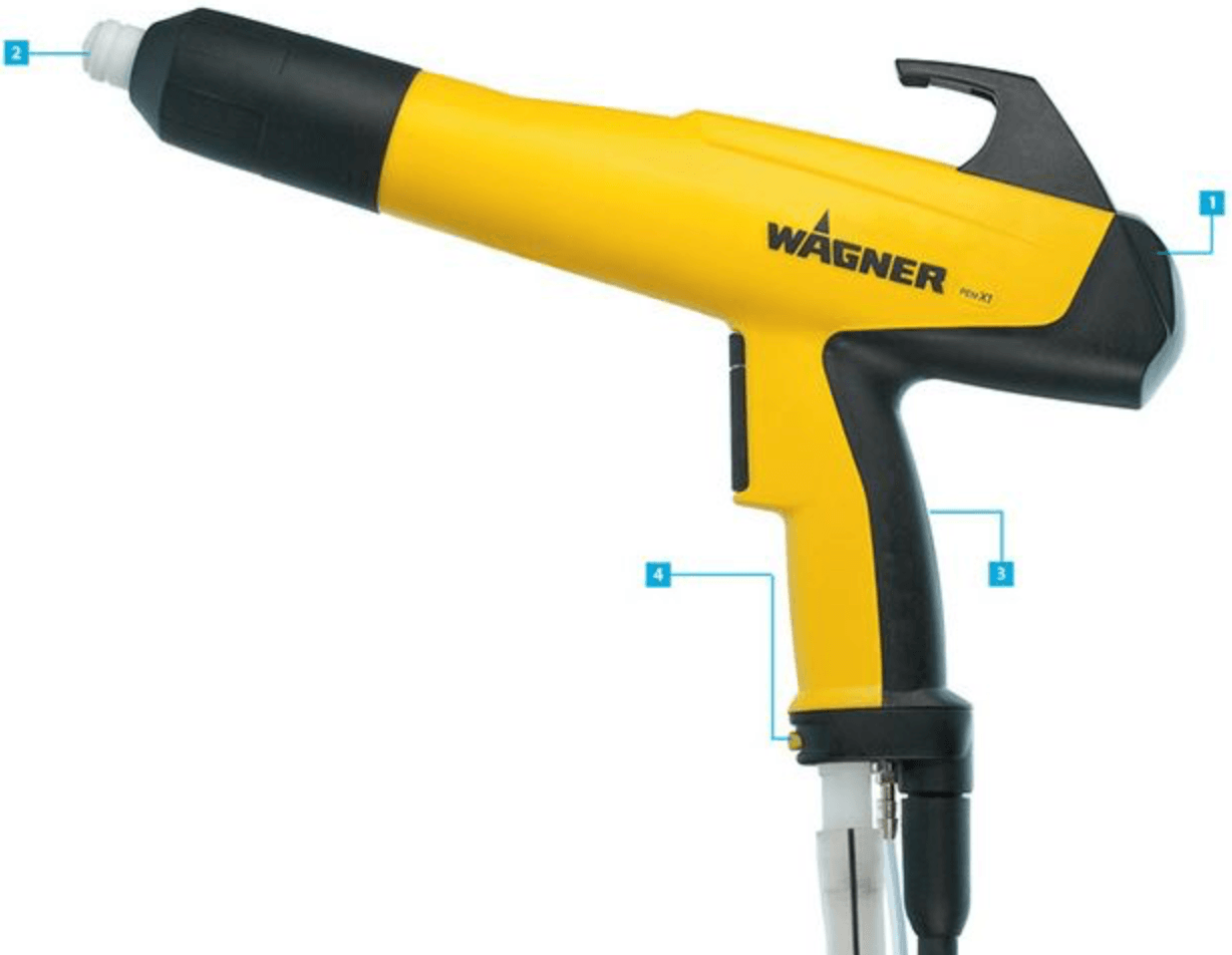 Wagner Sprint Airfluid XE - Hopper Feed (Hopper Not Included): Unleash Your Powder Coating Potential!