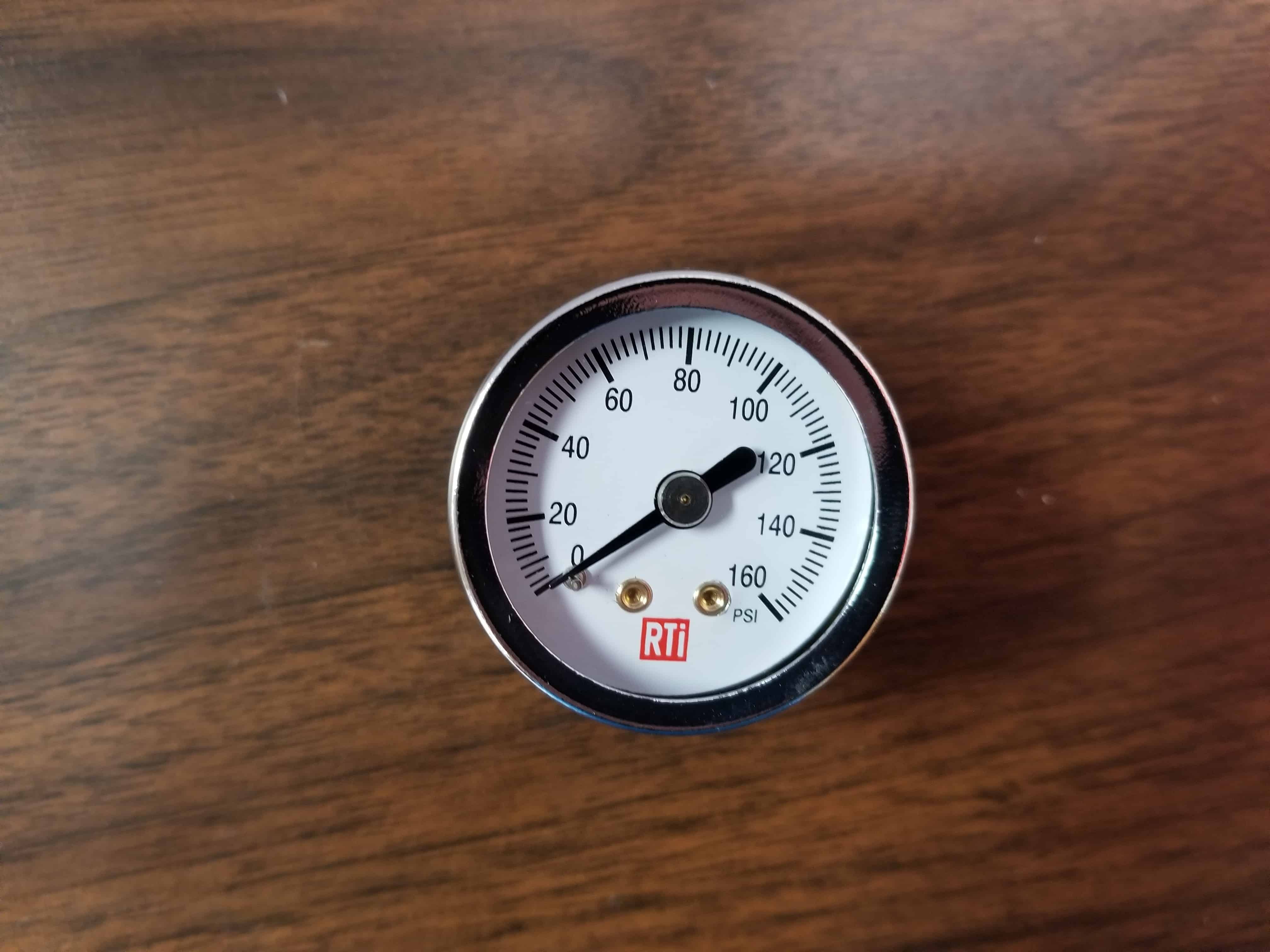 Powerful Gage: 1/8” NPT, 0 – 160 PSI