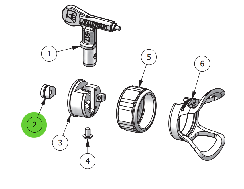 Binks Trophy AA 1600 Twist Tip Brace Assembly - Must - Have for Your Projects!