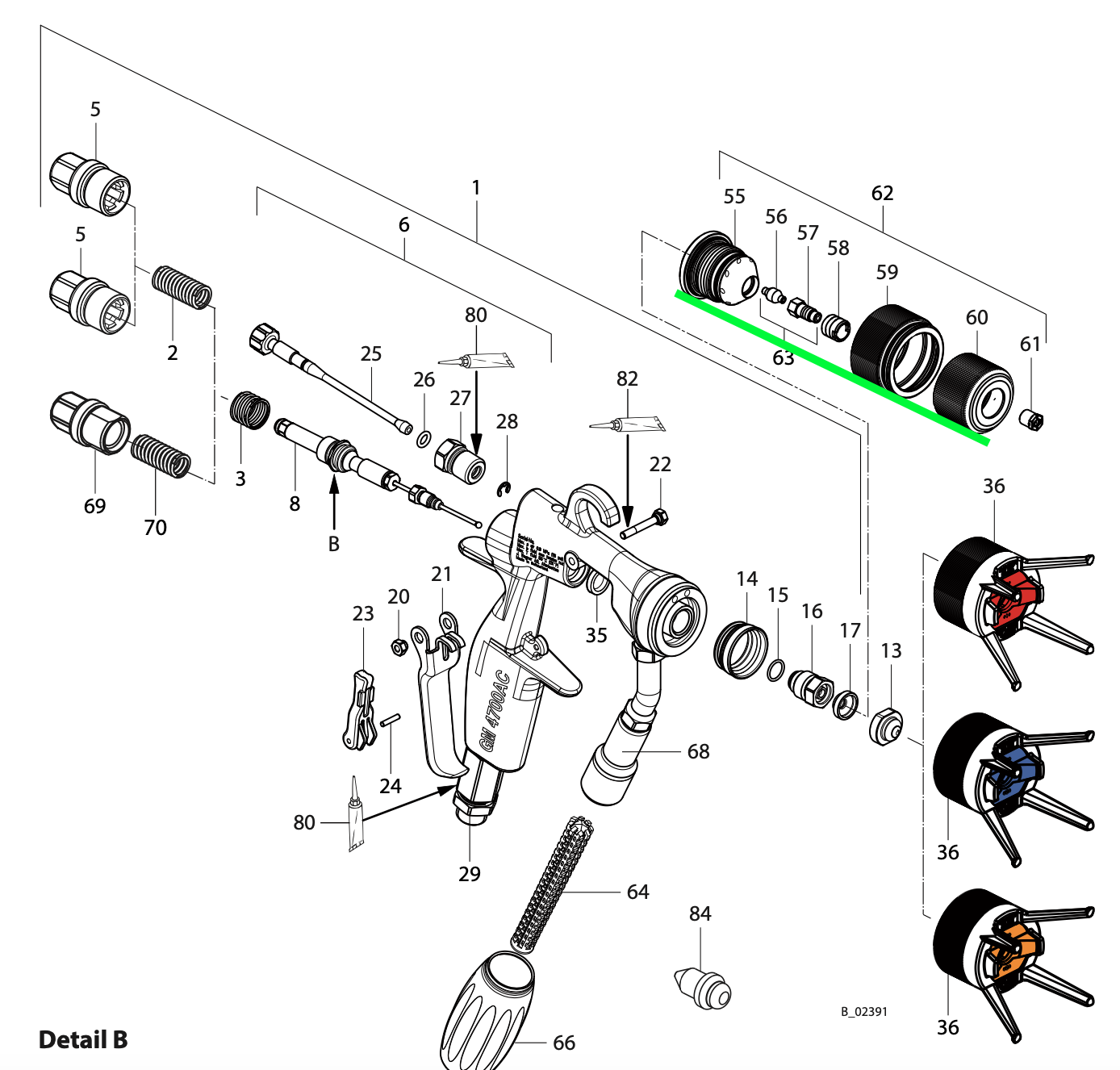 Get Your Wagner Round Jet Nozzle Adapter for GM4700 AC Gun Now!