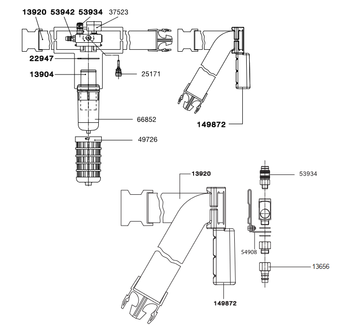 SATA Vision 2000 Charcoal Belt Unit with T-Connection: Your Ultimate Work Companion