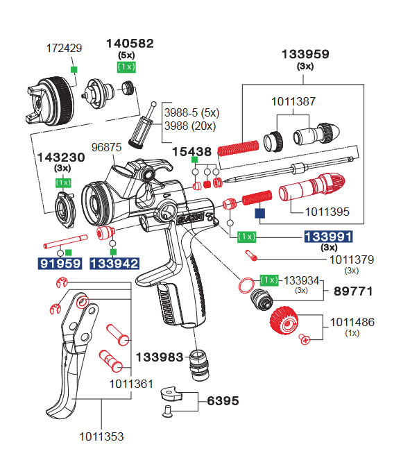 SATAjet 3000 K Air Piston - The Perfect Complement for Your Spray Gun