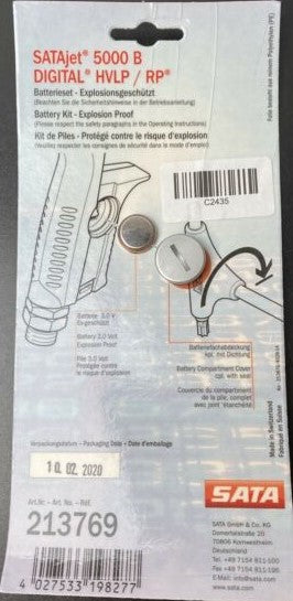 Get Your SATAjet 5000 B Battery (CR1632) Kit Now!