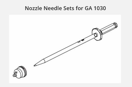 GA1030 AirSpray 0.5mm Automatic Spray Gun Nozzle Needle Set - The Ultimate Solution!