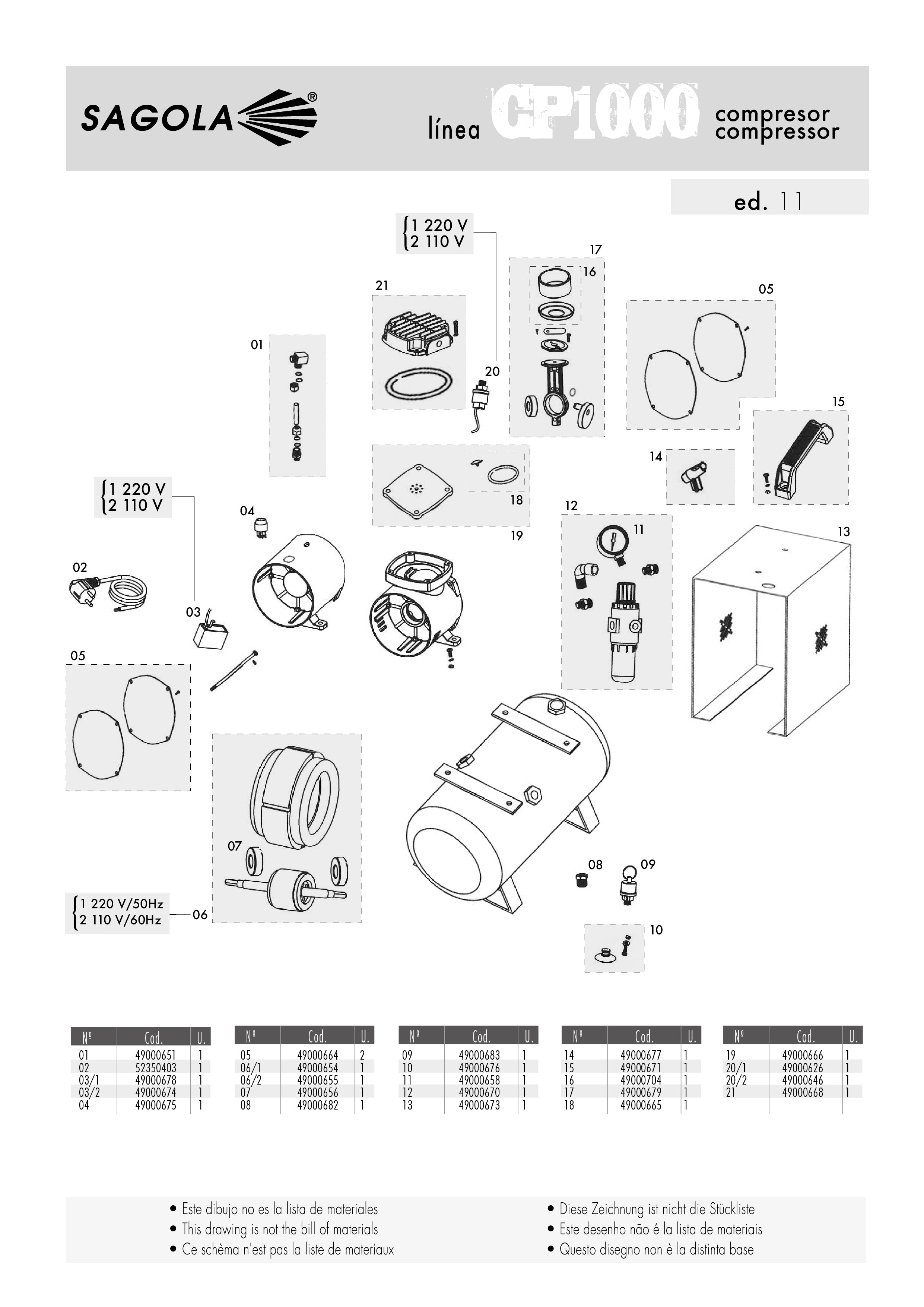 Sagola CP 1000/2000 - Premium Air Filter Regulator Kit You Can't Miss!