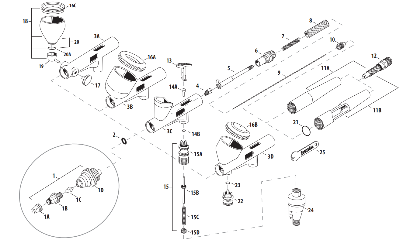 Anest Iwata's Must-Have Needle Spring I5701 for Custom Micron Airbrush