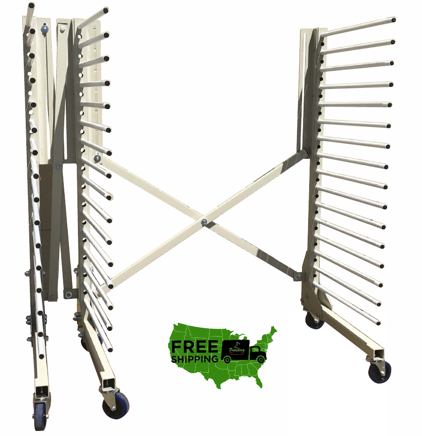 Pro Drying Rack SAINT - Expandable 16 - Shelf Rack for Heavy - Duty Drying (99 Lb per Layer)