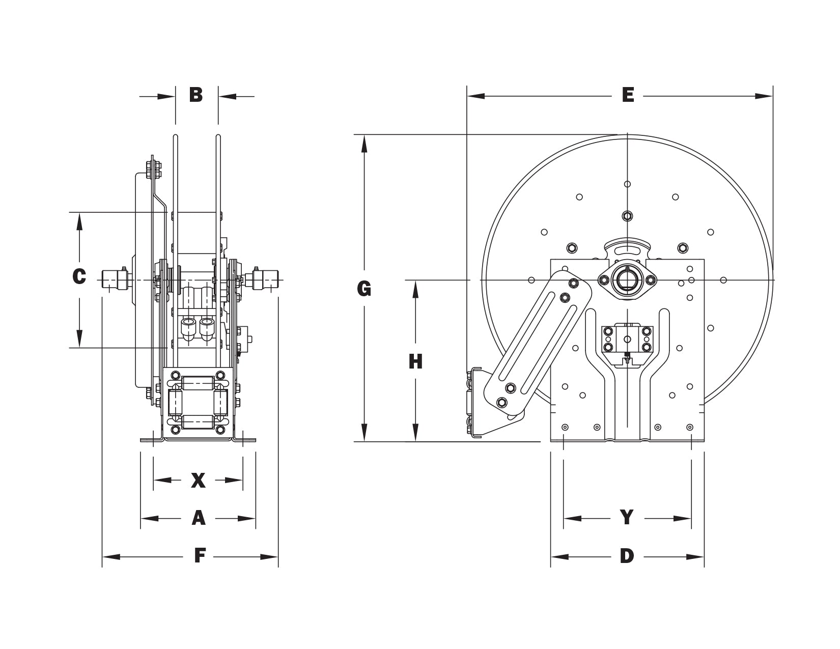 N600 Spring Rewind Dual Hose Reels - Your Ultimate Solution for Twin Hoses