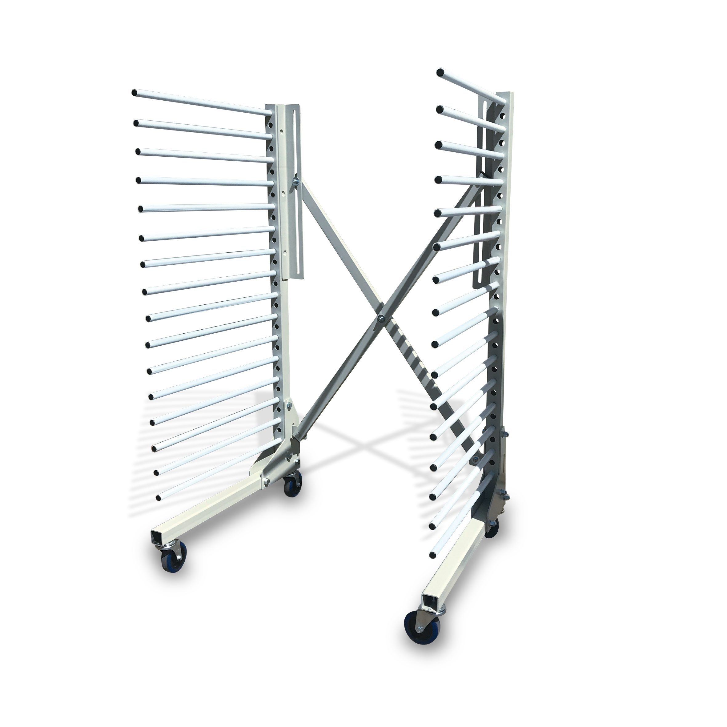 RAIDER-EX Expandable Pro Paint Drying Rack - 16 Shelf, 66 Lb Capacity