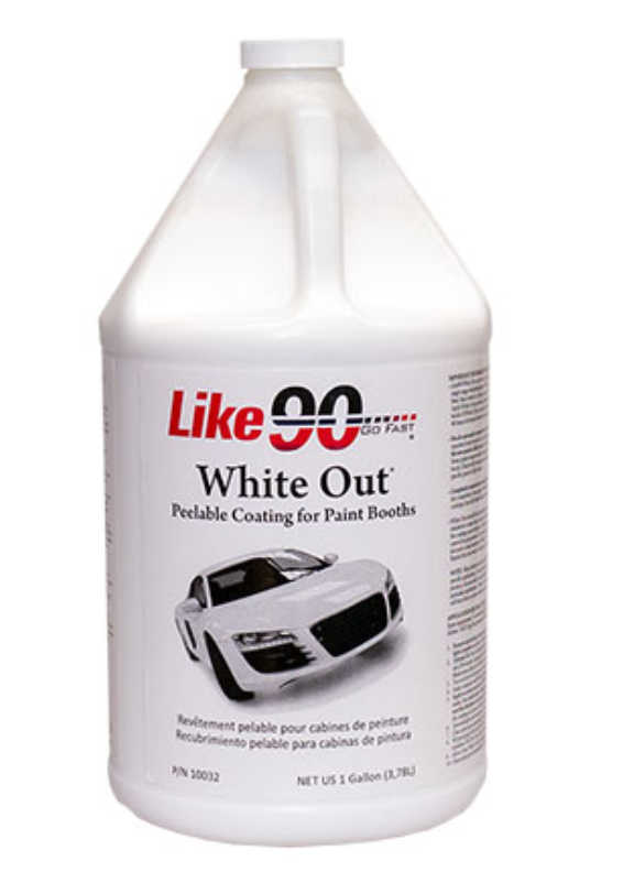 Like90 White Out: The Ultimate Peelable Coating for Spray Booths