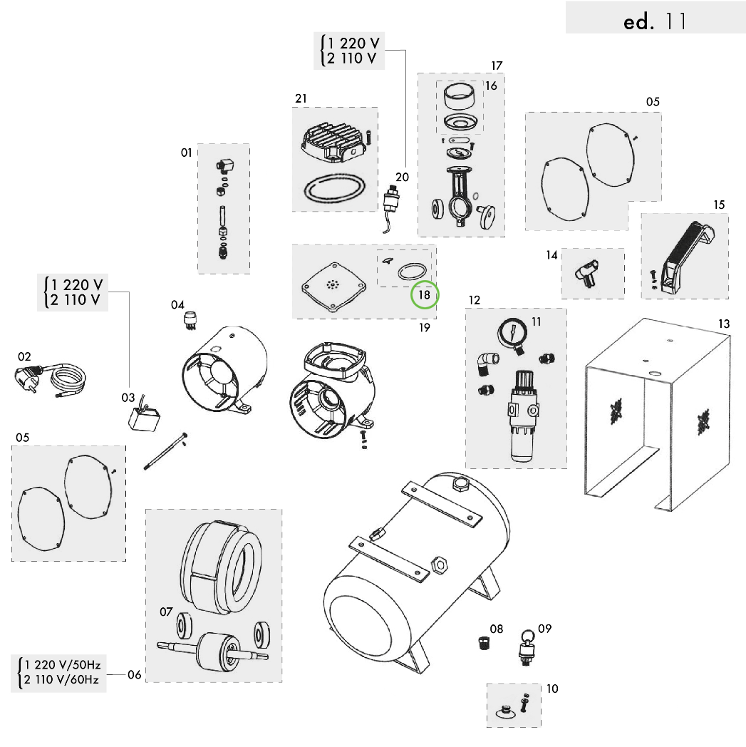 Sagola CP 1000 - Must-Have Cover Head Kit