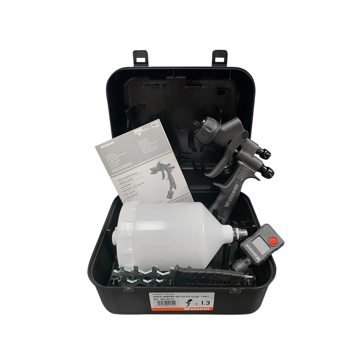 Walcom Genesi Carbonio 360 EVO HALO Base - The Ultimate Spray Gun for West Coast Chopper Enthusiasts