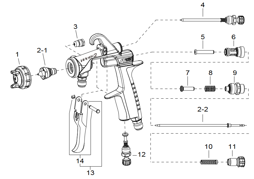 Anest Iwata WIDER2 Air Cap Sets - Unleash Your Spraying Potential!