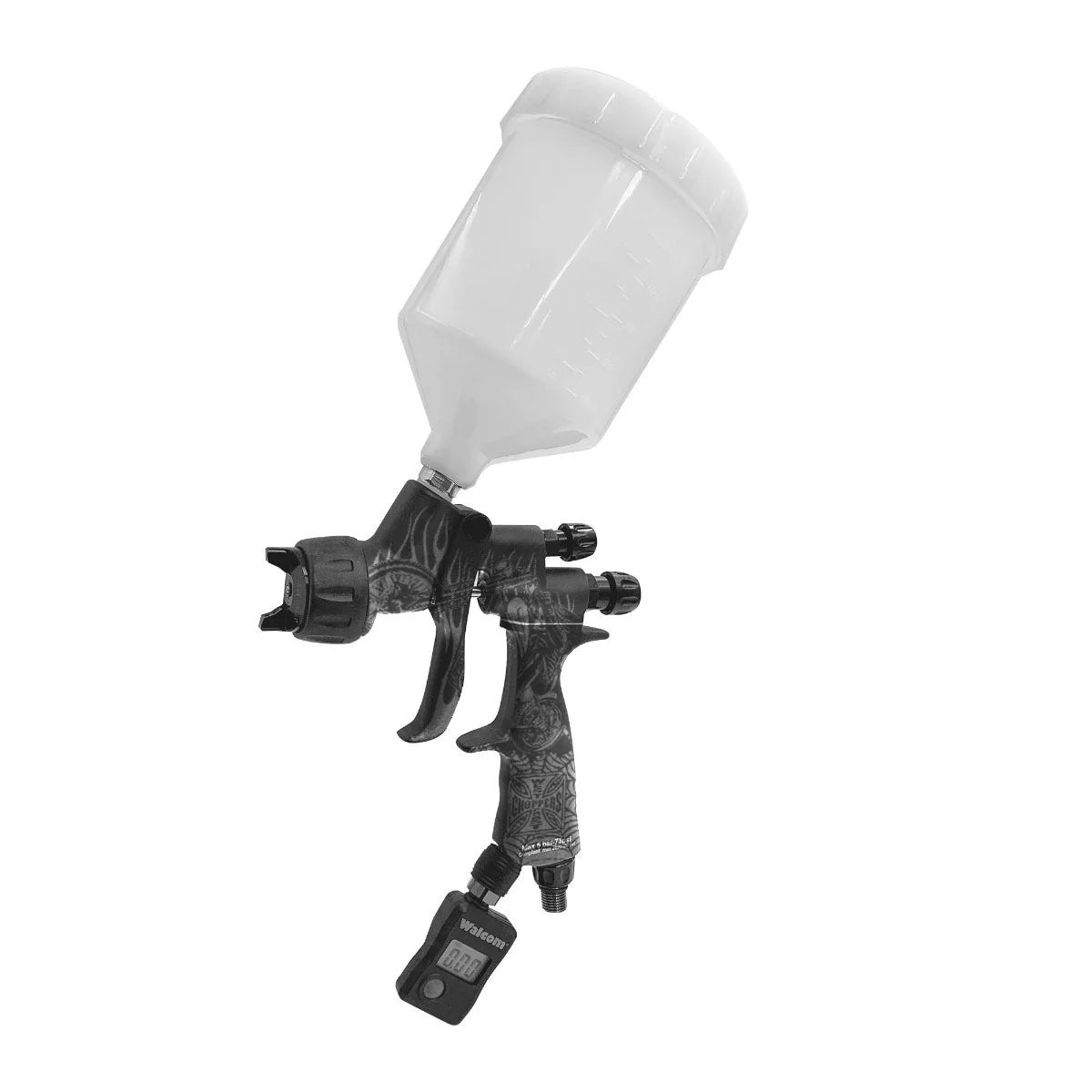 Walcom Genesi Carbonio 360 EVO HALO Base - The Ultimate Spray Gun for West Coast Chopper Enthusiasts
