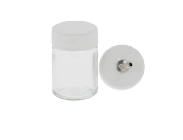 SATAgraph 2 15ml Glass Cups with Closing Lids and Siphon Tubes (Pack of 5)