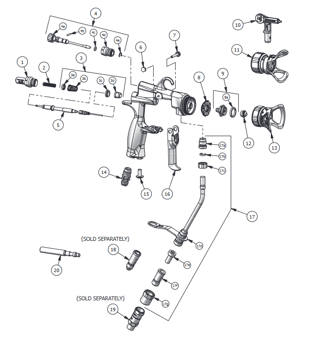 Binks Trophy AA Fluid Tube Assembly - Essential for Precision Fluid Handling