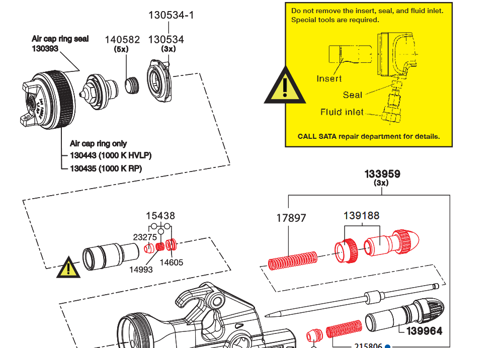 SATAjet 1000 K Specially Treated RP Nozzle Sets - Your Key to Perfect Spraying!