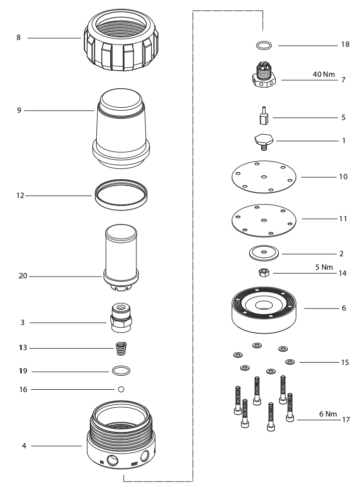 Wagner B0180.01 Reducer Body - Fluid Side: Your Ultimate Fluid System Solution