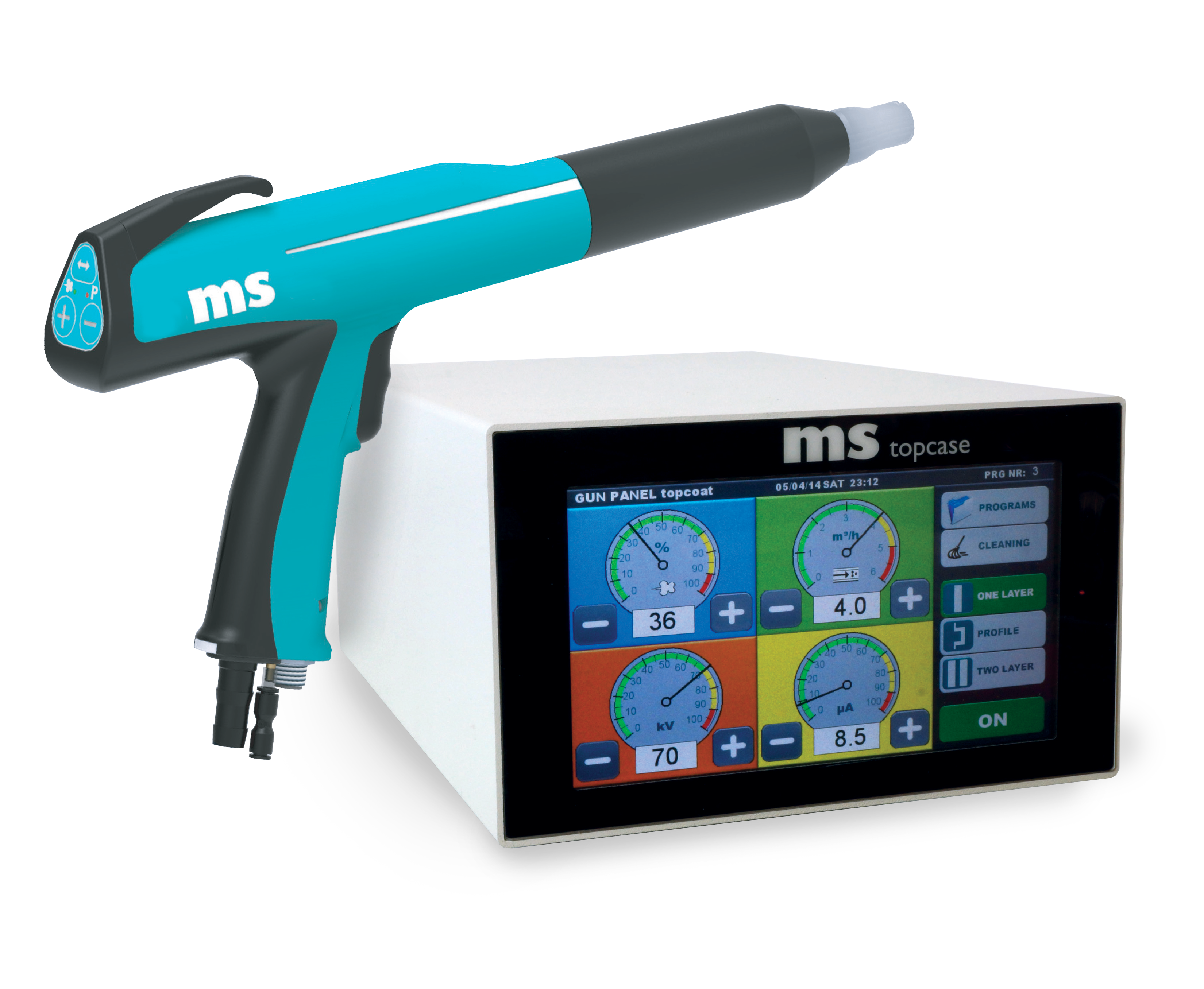 MS Elite Cart Powder Spray System - Single Applicator: Your Ultimate Coating Solution
