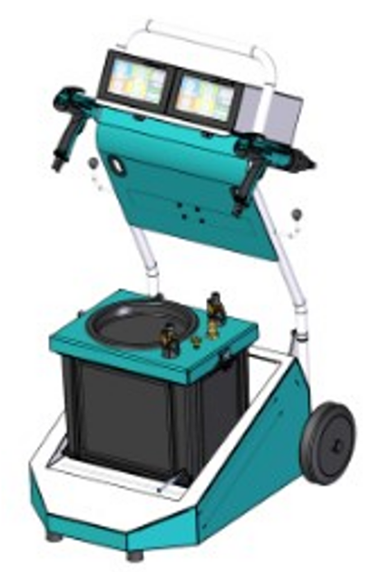 MS Elite Cart Powder Spray System - Dual Applicator: The Ultimate Coating Solution