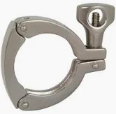 Exceptional Three Segment Sanitary Clamp - A Must - Have!