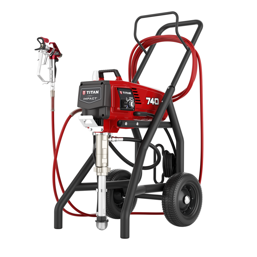 Titan Impact 740 High Rider: The Ultimate Electric Airless Spray Pump for Heavy-Duty Projects