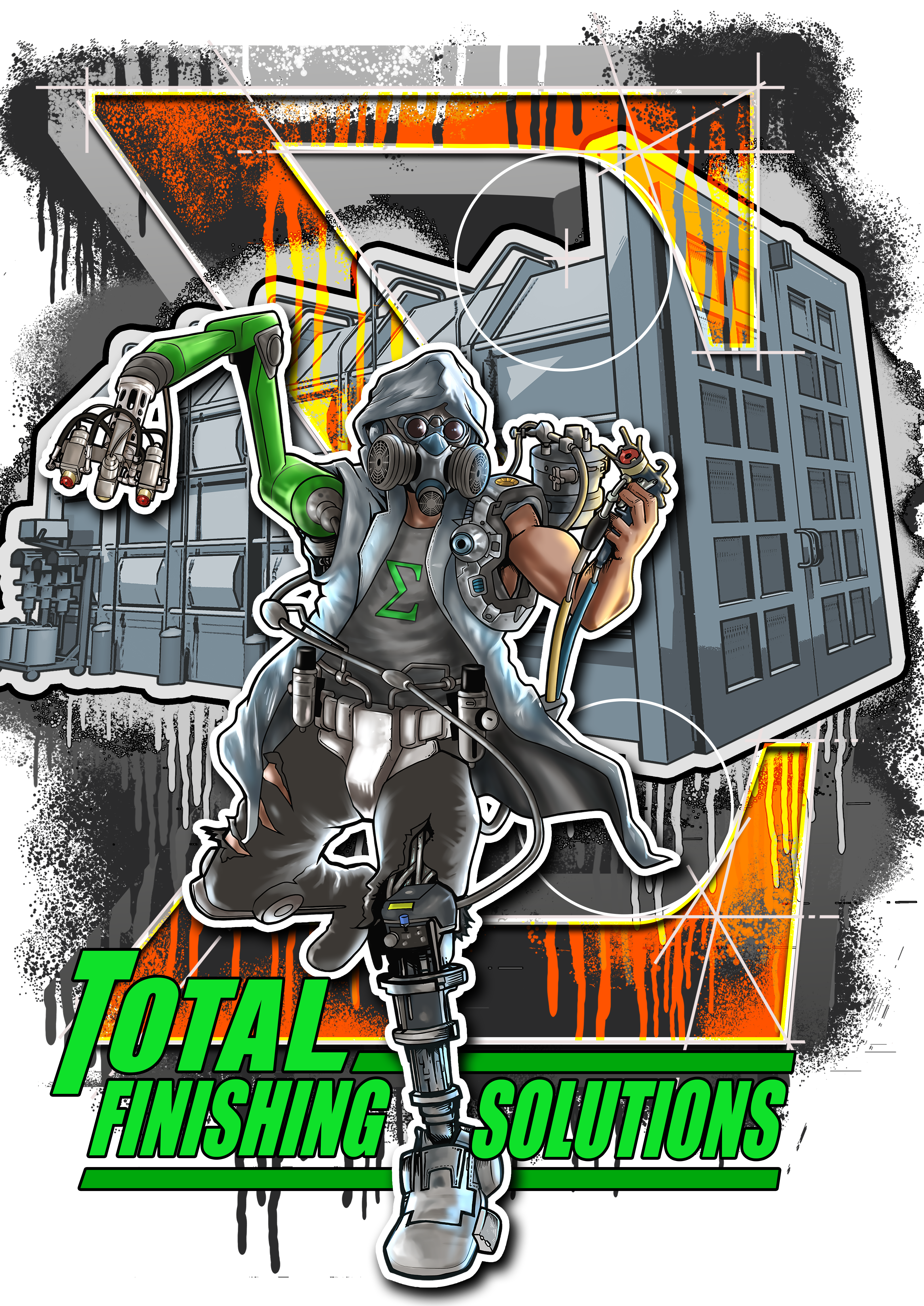 TFS The Paint Guy Tri-Logo Adult T-Shirt - A Must-Have!