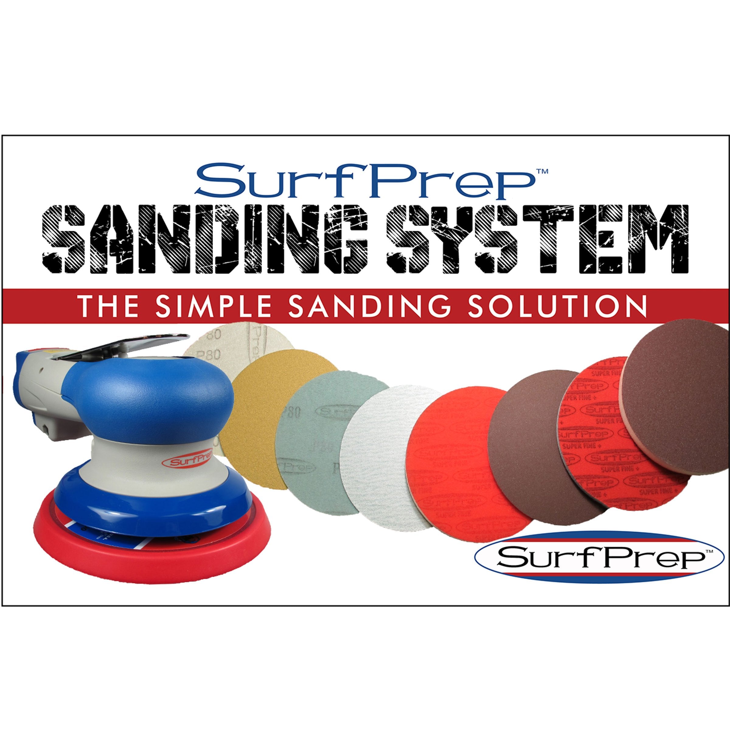 SurfPrep 5' Trident Air ProFoam Sanding System Kits - Your Ultimate Sanding Solution!